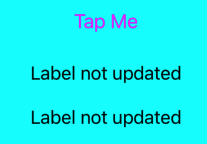 a button and two labels