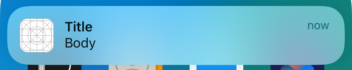 iOS alert notification