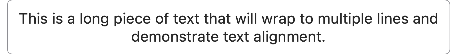 swiftui text alignment